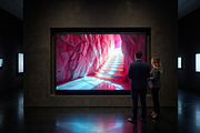 Pink Crystal Cave Stairs Stock Photo, a Background Photo by Aura Canyon HQ (Thumbnail 7 of 7)