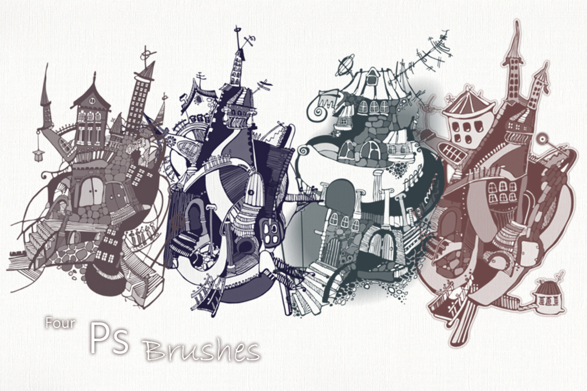 Set of Funny Houses, an Illustration by Anna Art (Photo 3 of 7)
