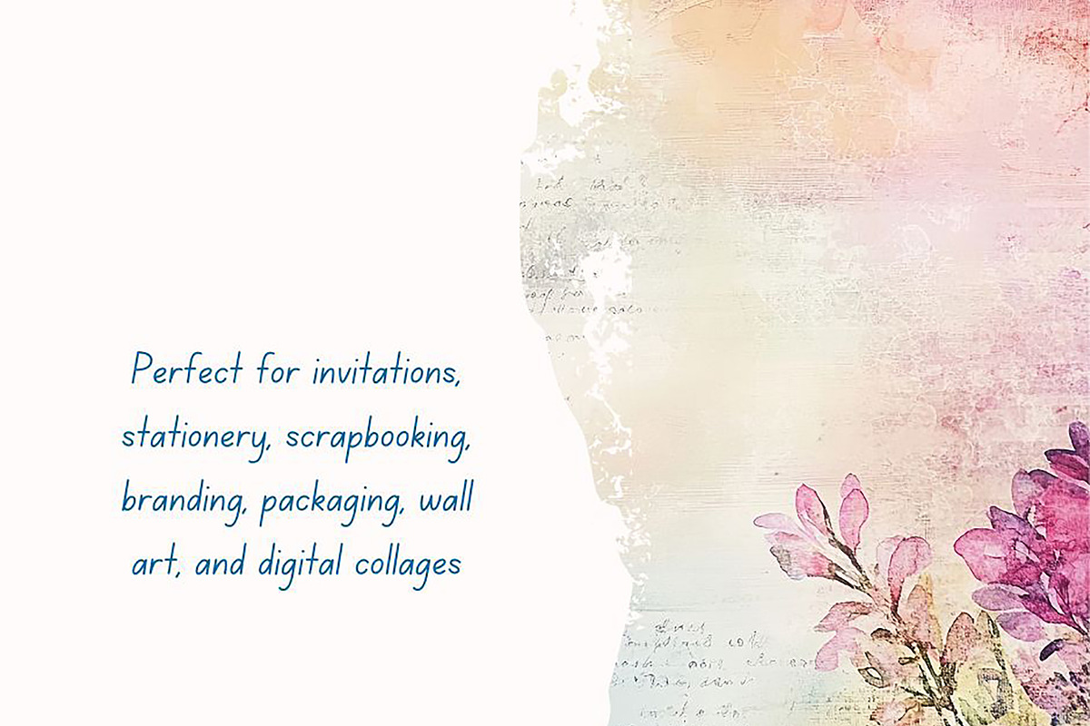 Floral Distressed Backgrounds, a Decorative Illustration by pictures for you (Photo 6 of 36)