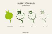 Fruits & Vegetables Illustration, a Food Illustration by Pásha (Thumbnail 6 of 7)