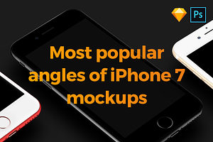 Most Popular IPhone 7 Mockups