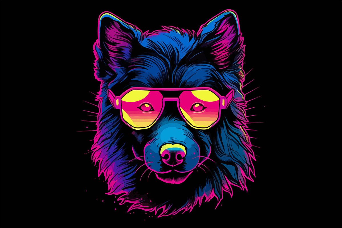 24 t-shirt designs bundle., an Animal Illustration by Fractal fonts & graphics (Photo 21 of 25)