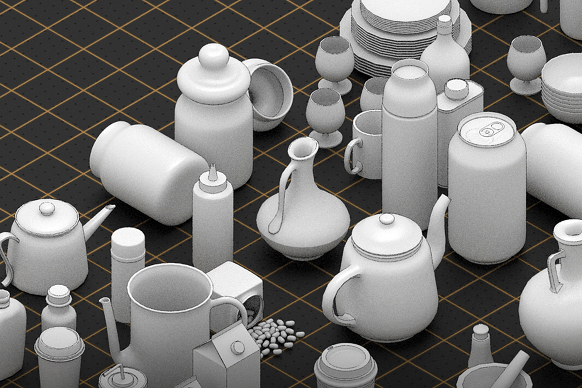 BASEMESH CANTEEN COLLECTION, a Food & Drink 3D Model by MohamedHussien1 (Photo 4 of 9)