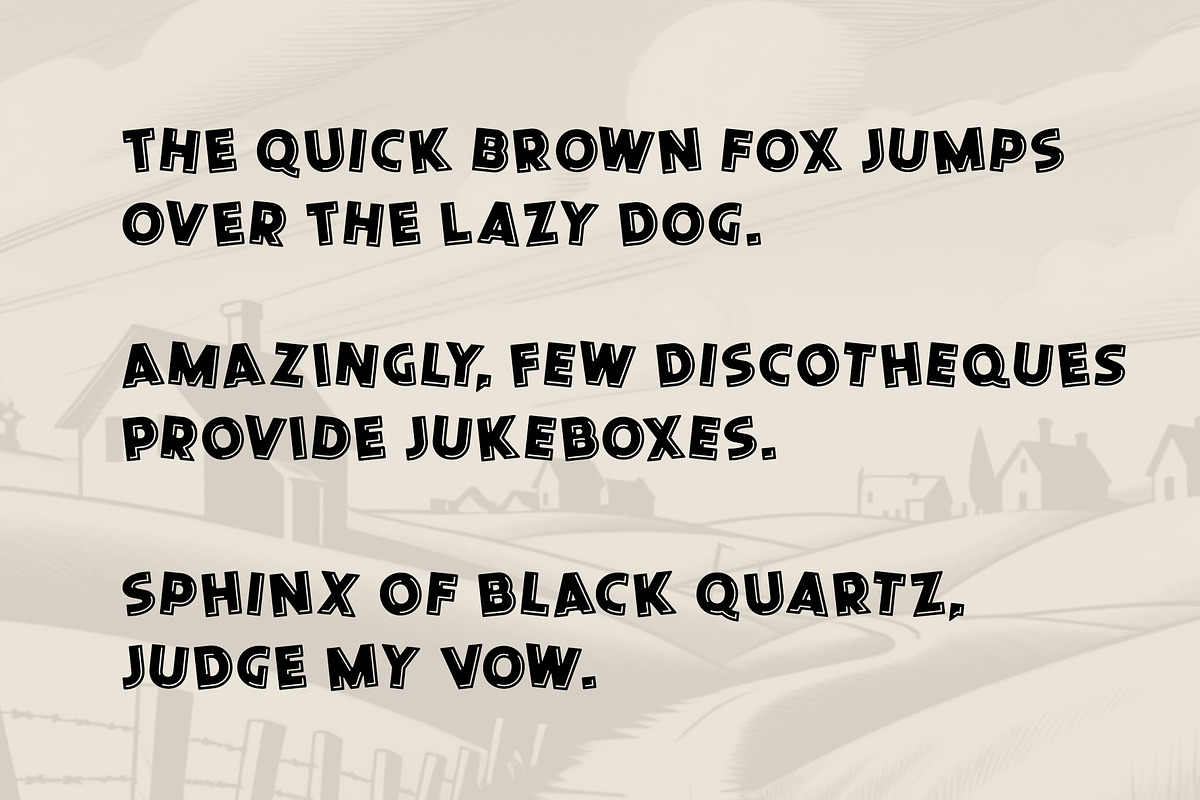 Toon, a Sans Serif Font by Loudoun Design Co. (Photo 5 of 5)