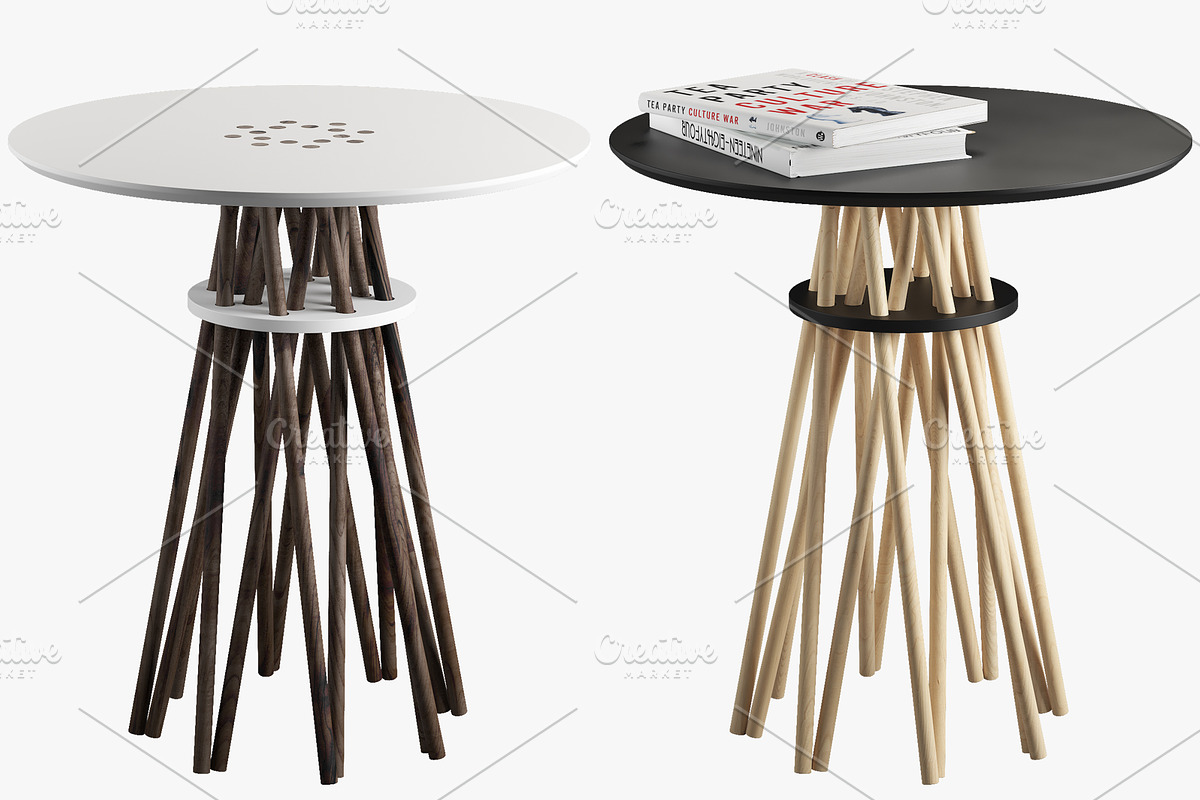 Side tables x 5 3d model, a Furniture 3D Model by 3dmitruk (Photo 3 of 6)
