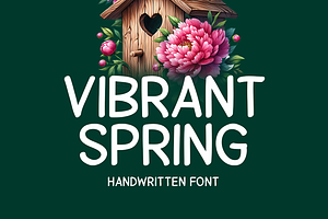 Vibrant Spring Typeface