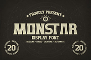 Monstar Display Font, a Sans Serif Font by Storytype Studio (Thumbnail 1 of 15)
