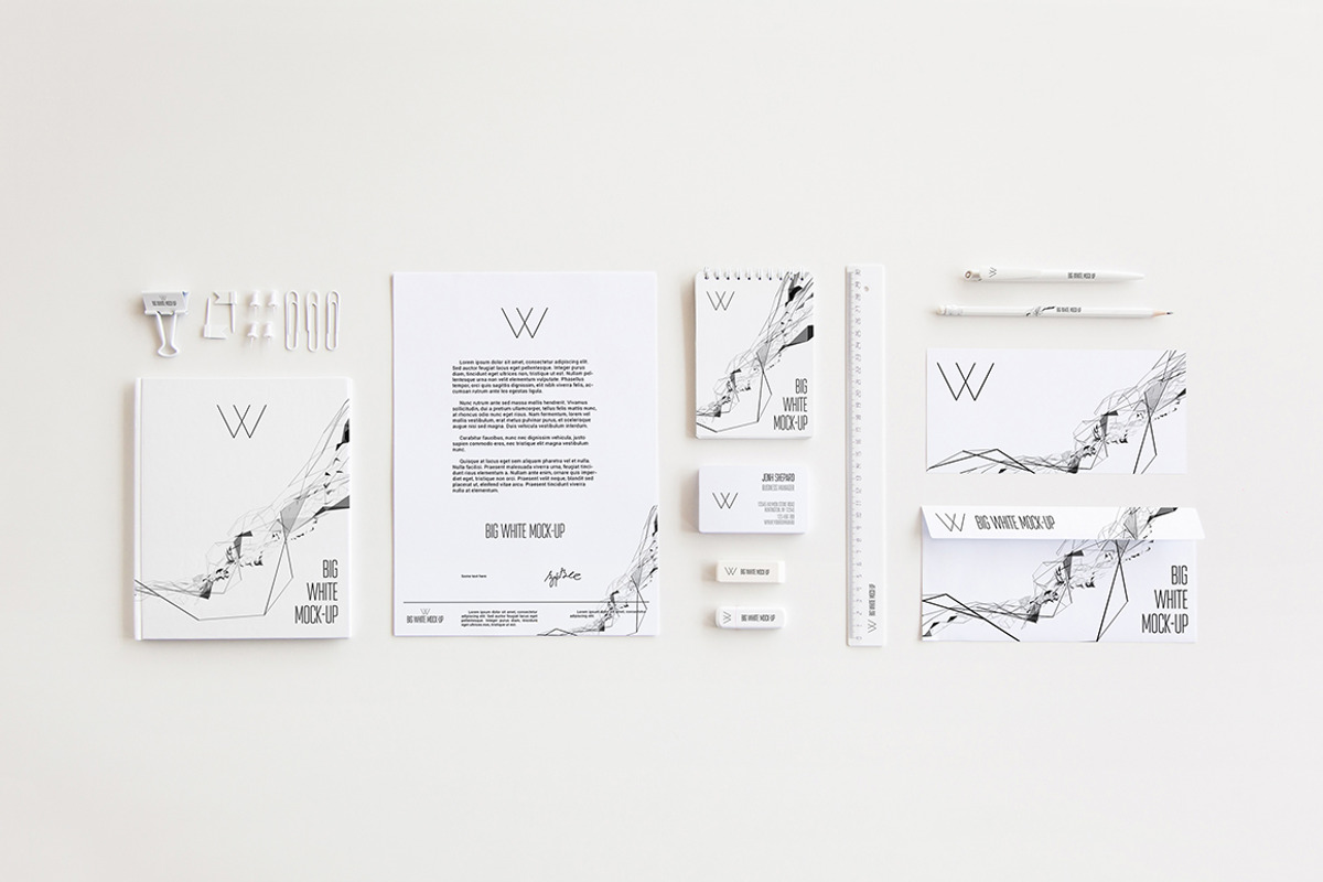 Big White Mock-Up, a Product Mockup by Freeman Studio (Photo 34 of 45)