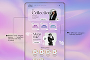Purple Glassmorphism Shopify Theme, a Templates & Theme by DaisyStudio (Thumbnail 5 of 10)