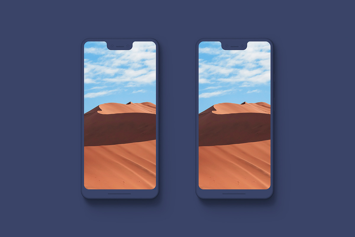 Pixel 3XL - 21 Clay Mockups - PSD, an iPhone Mockup by Asylab (Photo 11 of 73)