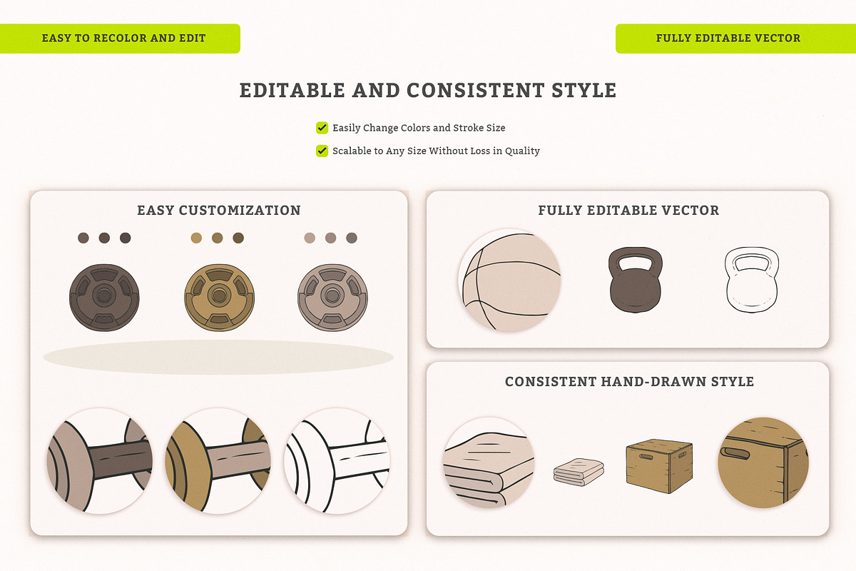 Functional Fitness Equipment Icon, an Illustration by MEANDSTUDIO (Photo 4 of 5)