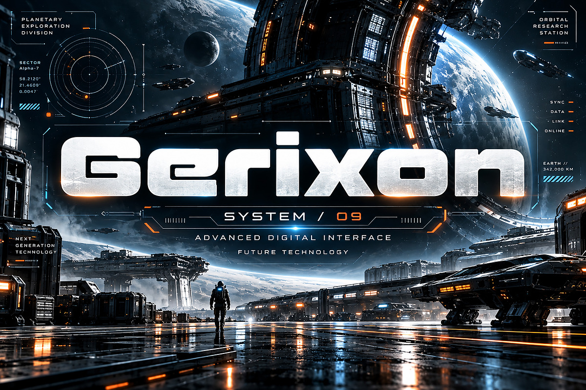 Gerixon, a Sans Serif Font by Wow Magic (Photo 3 of 5)