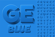 Vector alphabet of simple 3d letters, an Object Graphic by popskraft (Thumbnail 8 of 8)