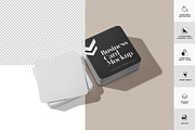 Square Business Card Mockup, a Product Mockup by ZippyPixels (Thumbnail 2 of 7)