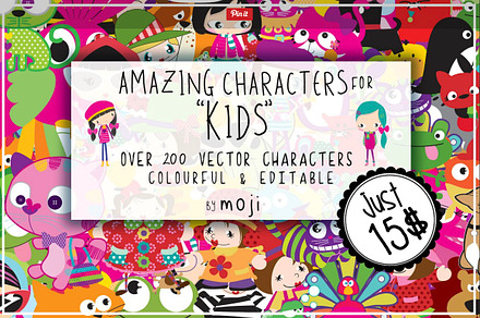 VECTOR CHARACTERS FOR KIDS