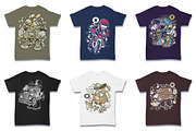 Cartoon Vector Tshirt Design Bundle, an Illustration by roach_graphic (Thumbnail 15 of 22)