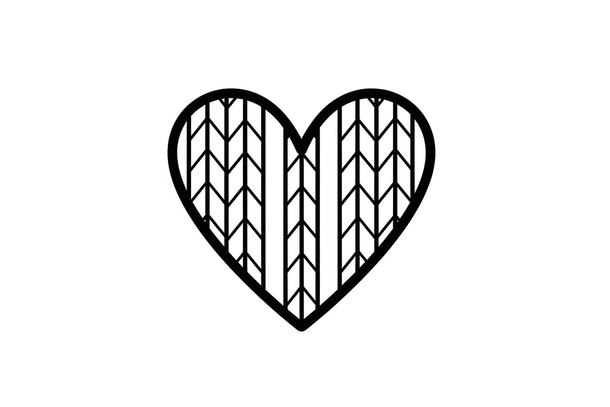 Knitted Heart Love Vector Bundle, an Illustration by Designs_River (Photo 39 of 53)