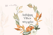 Autumn Vibes. Pumpkins Watercolor, an Illustration by LABFcreations (Thumbnail 16 of 21)