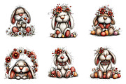 Whimsical valentine boy clipart, an Illustration by SinaCreation (Thumbnail 5 of 11)