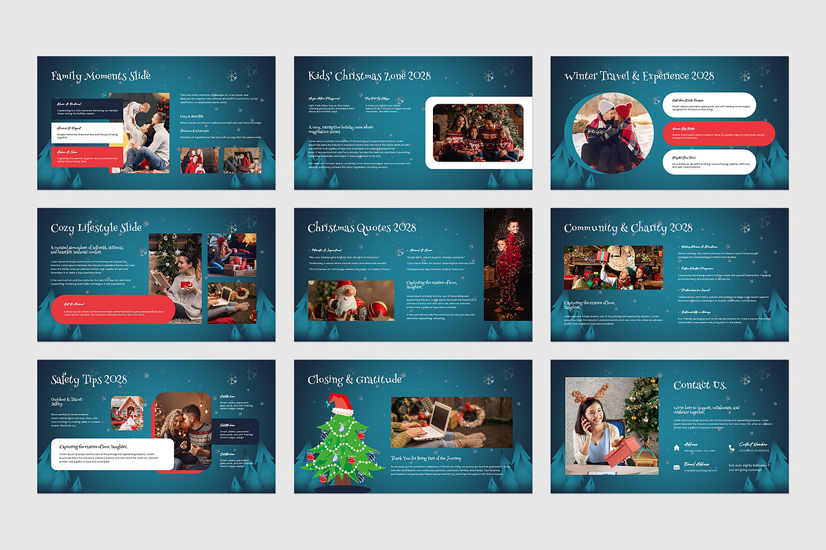Christmas Presentation Template, a Presentation Template by Creatiya Type