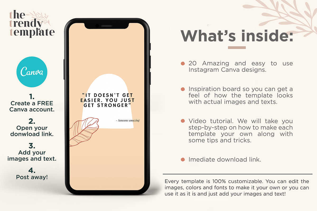 Terracotta Instagram Story Template, a Social Media Template by thetrendytemplate (Photo 5 of 5)