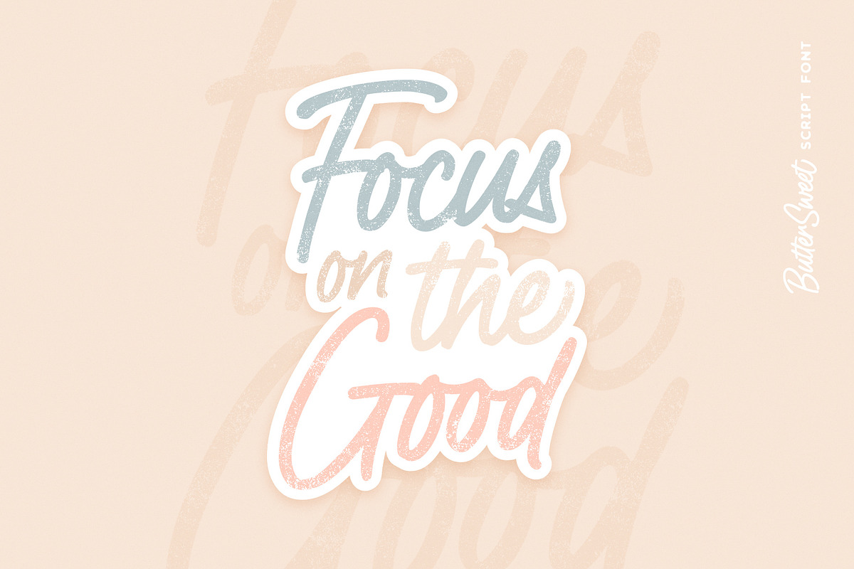 ButterSweet | Smooth Script Font, a Handwritten Font by The Paper Town (Photo 8 of 12)