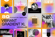 Instagram Social Media CANVA Vibrant, a Social Media Template by Vermeulen Design Studio (Thumbnail 1 of 6)