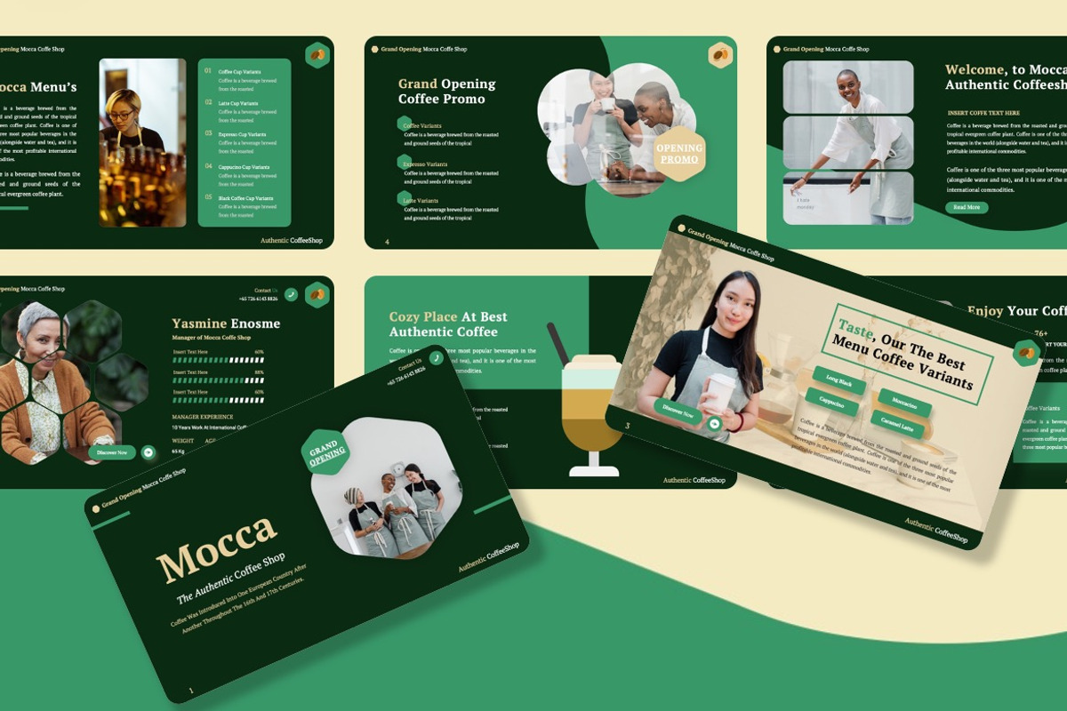 Mocca - Coffee Shop Keynote, a Presentation Template by Dhabee (Photo 6 of 8)