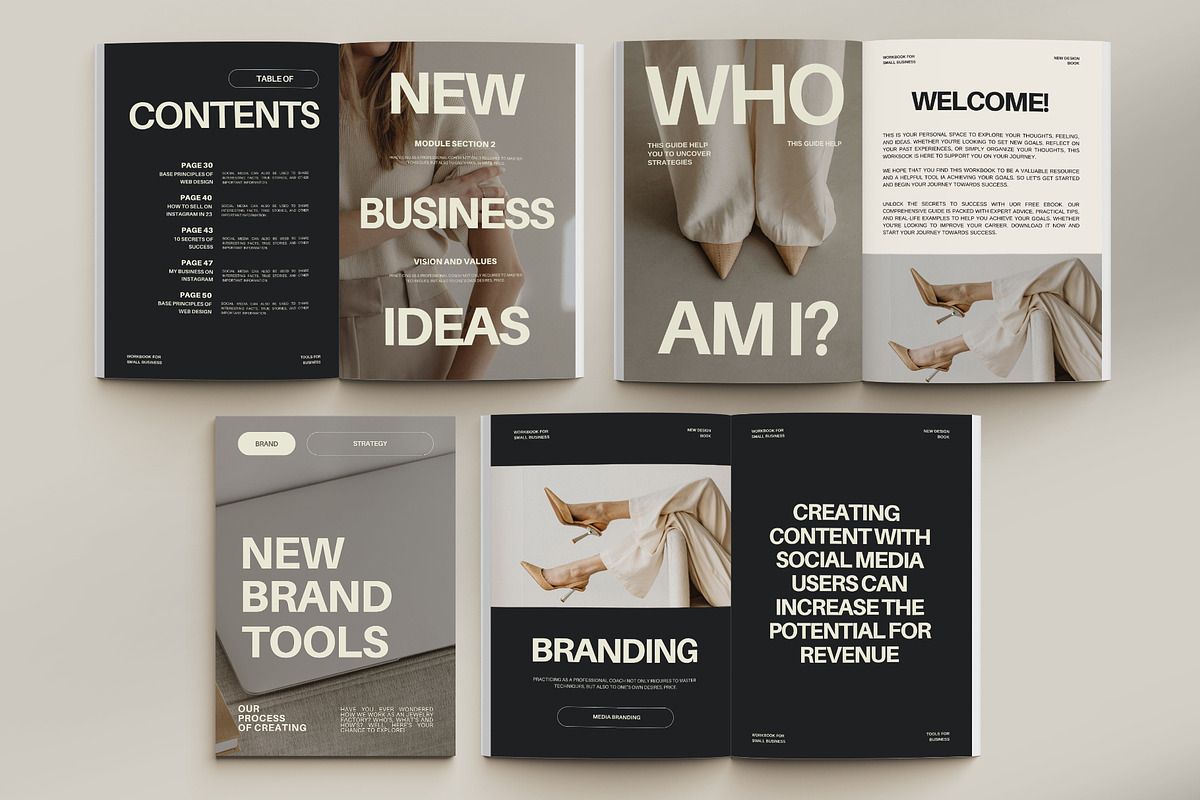 Workbook Template Canva IV, a Marketing Template by Instprofi | Studio Estimo (Photo 5 of 10)