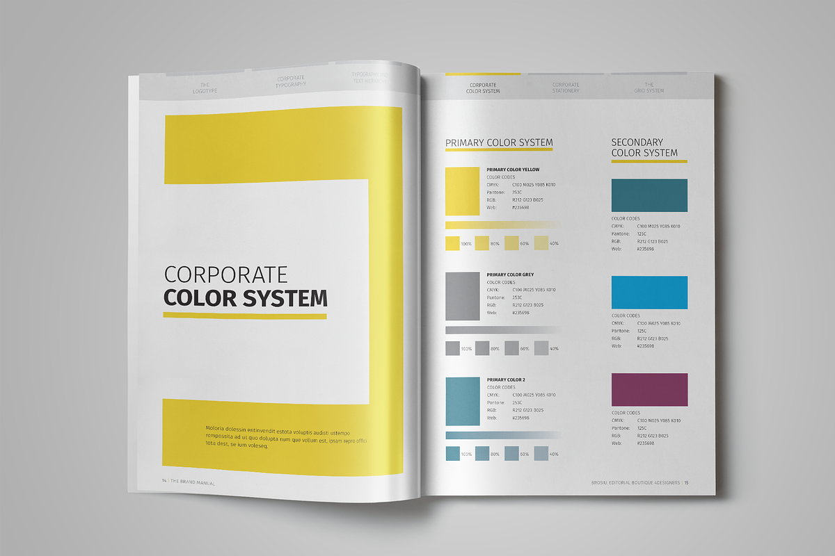Brand Manual, a Templates & Theme by StockInDesign (Photo 6 of 10)