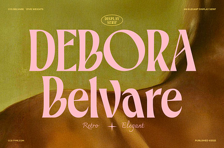 Belvare - Retro Aesthetic Serif, a Serif Font by Creative Corner