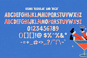 Club Merry Layered Font, a Sans Serif Font by Nicky Laatz (Thumbnail 12 of 12)