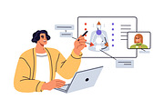Astrology, tarot, numerology experts, a Person Illustration by Good Studio (Thumbnail 6 of 7)