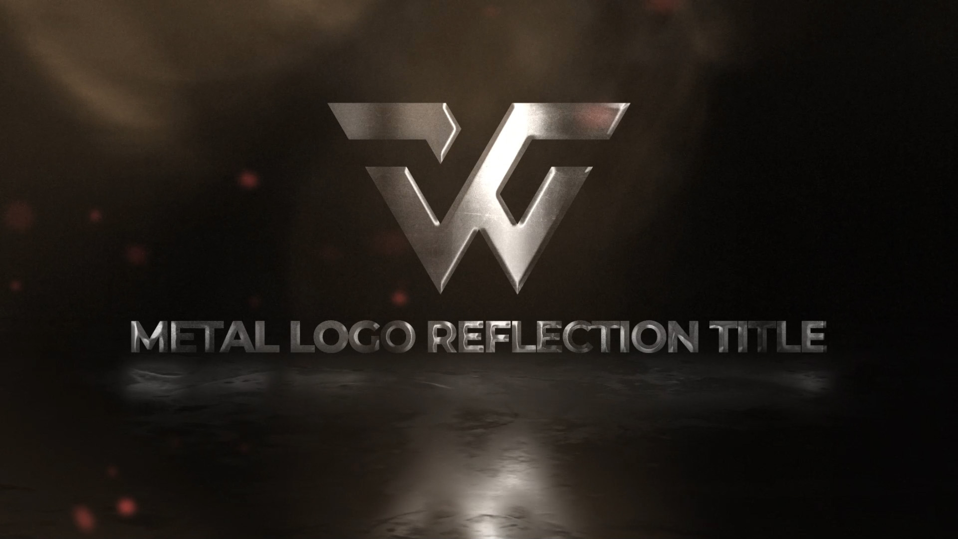 Metal Reflection Logo Reveal AEP