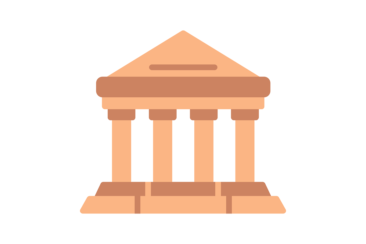Museum Flat Icon, a Duotone Icon by Pexelpy (Photo 2 of 2)