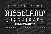 Risselamp, a Blackletter Font by GlottaTypeface (Thumbnail 1 of 8)