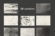 50 various grunge textures, a Texture Graphic by pixelwerk (Thumbnail 2 of 3)