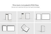 iPhone Duo Mockup, an iPhone Mockup by simuradi (Thumbnail 8 of 8)