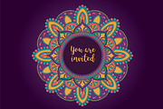 Mandala Business card, flyer, a Flyer Template by Art Loft (Thumbnail 6 of 6)