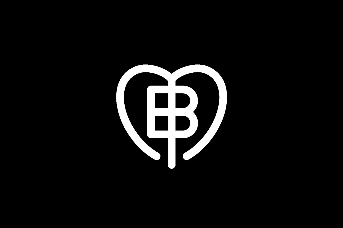Modern BM Heart Monogram Logo, a Branding & Logo Template by Luxury Logos (Photo 2 of 4)