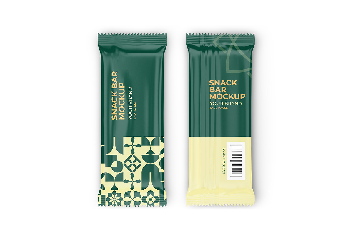 Snack bar packaging mockup, a Packaging Mockup by JovianWirja