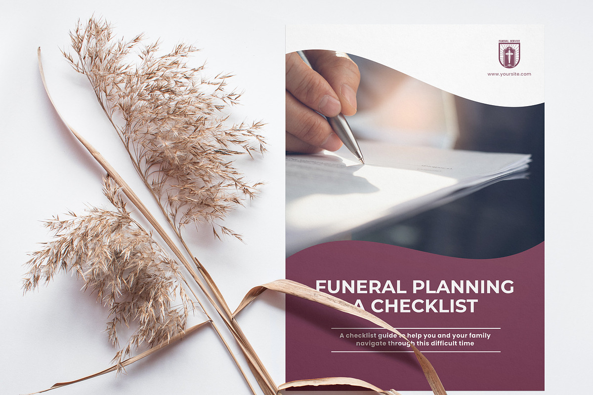 Funeral Planning Checklist, a Brochure Template by Rongbaaz (Photo 1 of 4)