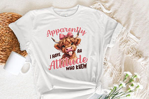 Highland Cow Png Sublimation