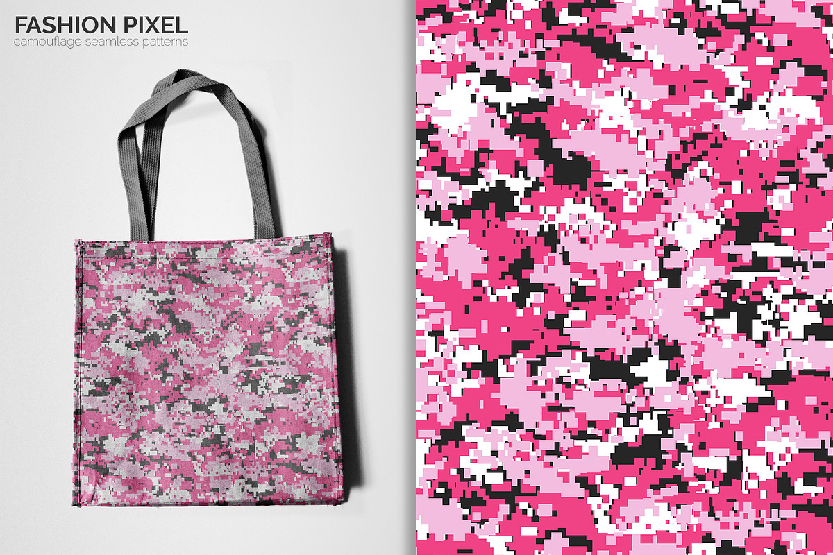 Fashion Pixel Camouflage Patterns, a Pattern Graphic by 3Y_Design (Photo 4 of 6)
