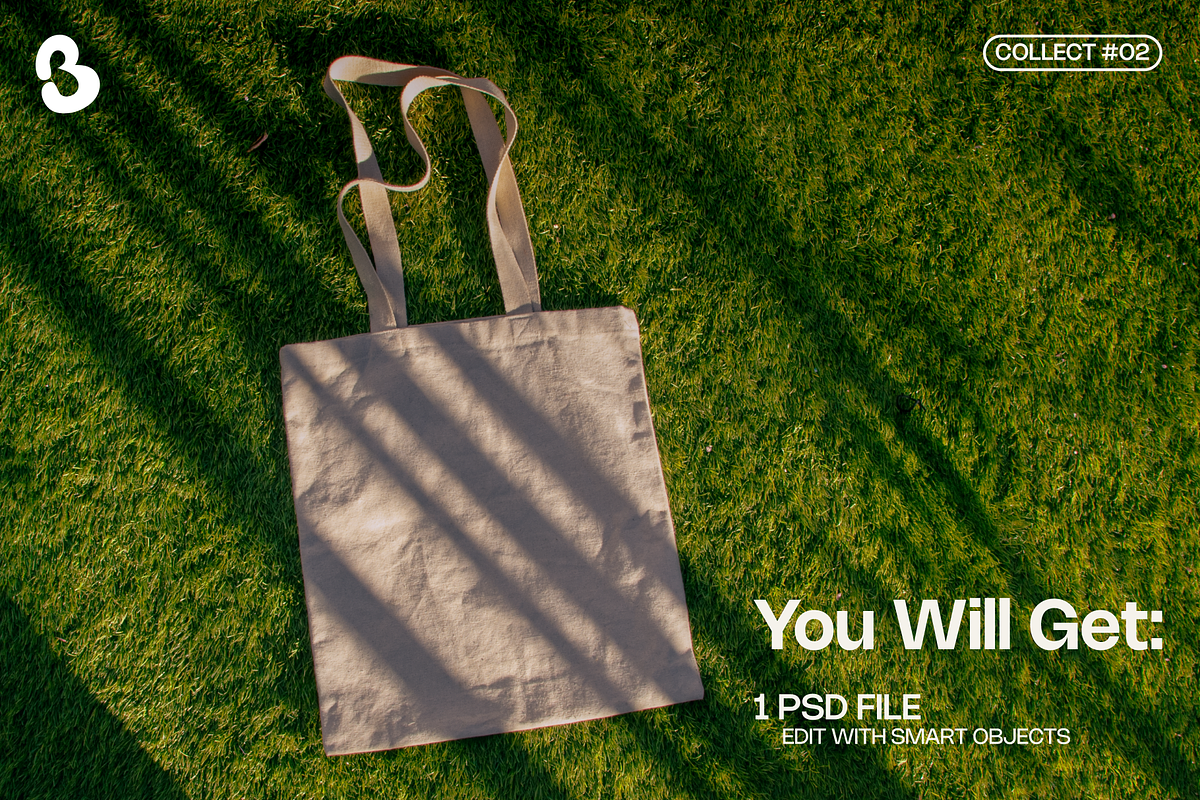 Tote Bag Mockup, a Merchandise Mockup by Bruto Mockups (Photo 2 of 3)