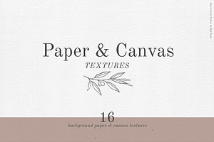 Watercolor Paper Canvas Textures