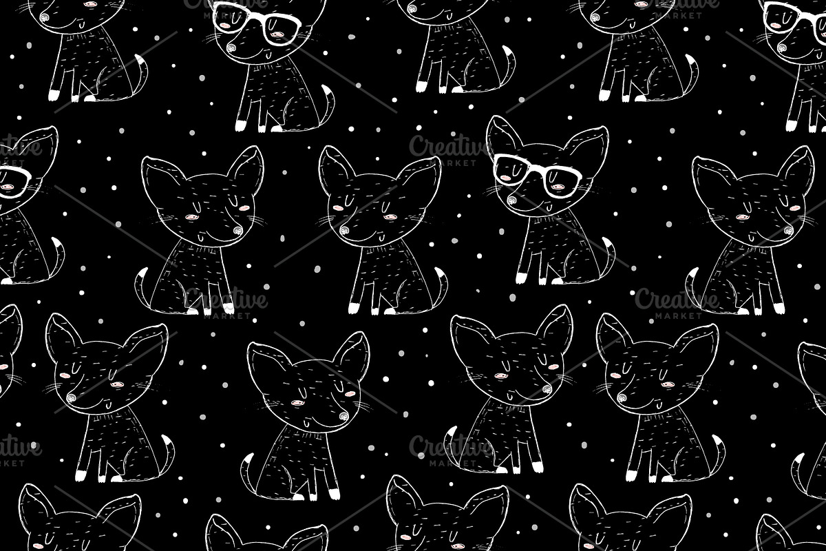 Cute dogs collection!, a Pattern Graphic by Irene_Boiko_ART (Photo 12 of 16)