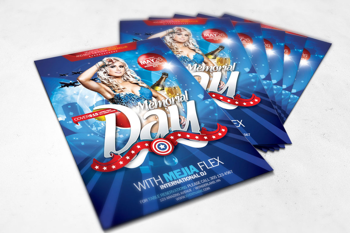 A4 – A5 Flyer Mockup 01, a Print Template by Mockups by Carlos Viloria