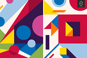 20 Abstract geometric backgrounds, a Pattern Graphic by Yury Velikanov (Thumbnail 7 of 11)