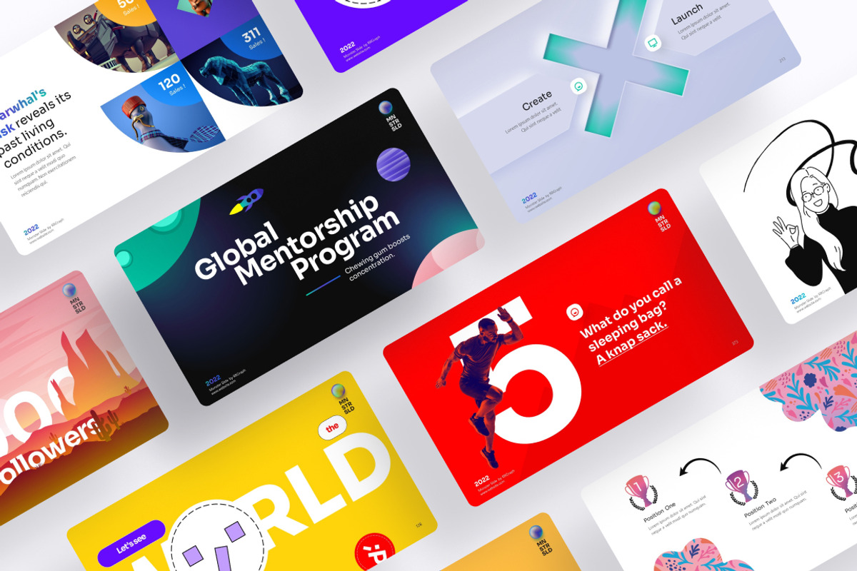 Monster Slides PowerPoint Template, a Presentation Template by Brandearth RRGraph (Photo 9 of 17)